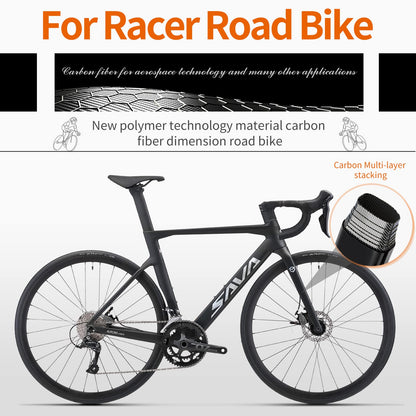 Carbon Disc Road Bike – Shimano SORA 18-Speed, Integrated Carbon Frame